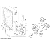 Схема №5 SMS69L22GB с изображением Передняя панель для посудомоечной машины Bosch 00706755