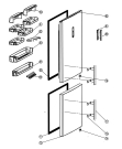 Схема №1 EN5284KOW с изображением Дверца для холодильной камеры Aeg 4055351573