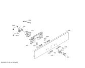 Схема №4 B15E52S3GB с изображением Панель управления для электропечи Bosch 00744904