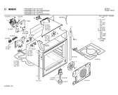 Схема №5 HEN222BEU с изображением Панель управления для плиты (духовки) Bosch 00296153