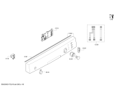 Схема №6 SMS40D62EU с изображением Панель управления для посудомойки Bosch 00748436