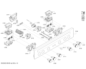 Схема №6 CH832450 с изображением Панель управления для плиты (духовки) Bosch 11019243