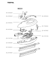 Схема №1 852301 с изображением Кнопка для слайсера Tefal SS-989628