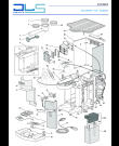 Схема №2 EC860 с изображением Блок управления для электрокофемашины DELONGHI 5213214711