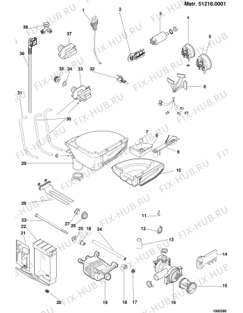 Схема №3 AD10UK (F012836) с изображением Инструкция по обслуживанию для стиральной машины Indesit C00052391