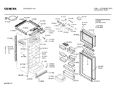 Схема №2 KS31V02 с изображением Передняя панель для холодильника Siemens 00350402