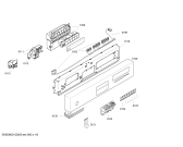 Схема №5 SGI58M06CH с изображением Передняя панель для посудомоечной машины Bosch 00660901