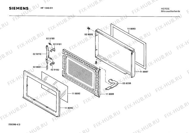 Схема №3 HMT550F с изображением Диск для свч печи Siemens 00118093