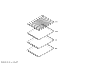 Схема №5 HM745200S с изображением Планка для плиты (духовки) Bosch 00477615
