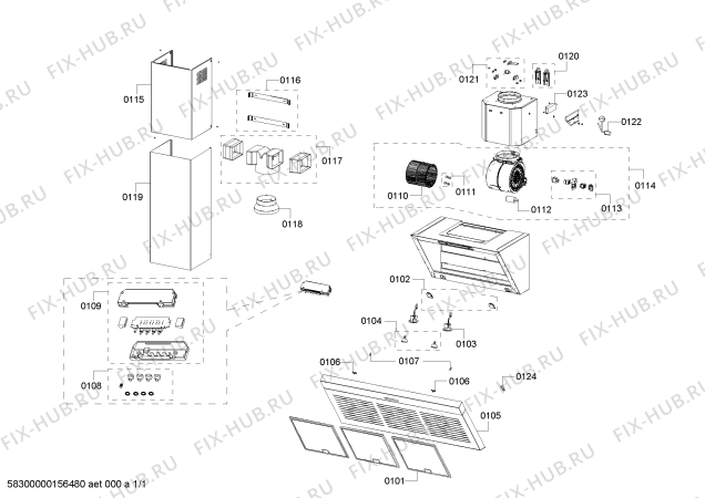 Схема №1 CD679550 с изображением Кронштейн для электровытяжки Bosch 00686618