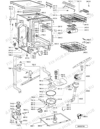 Схема №2 ADP 7611 WH с изображением Микромодуль для посудомойки Whirlpool 481221838553