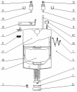 Схема №1 KRU102 (304055, TEG 1020 U/A) с изображением Электролампа для бойлера Gorenje 765111