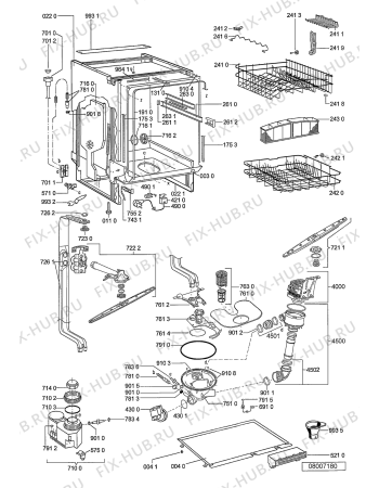 Схема №2 DW267729 (F091709) с изображением Руководство для электропосудомоечной машины Indesit C00356427