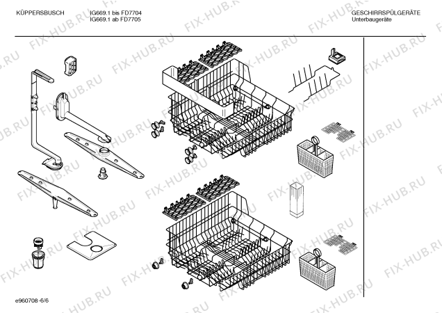 Взрыв-схема посудомоечной машины Kueppersbusch SGIKBN1 IG 669.1 - Схема узла 06