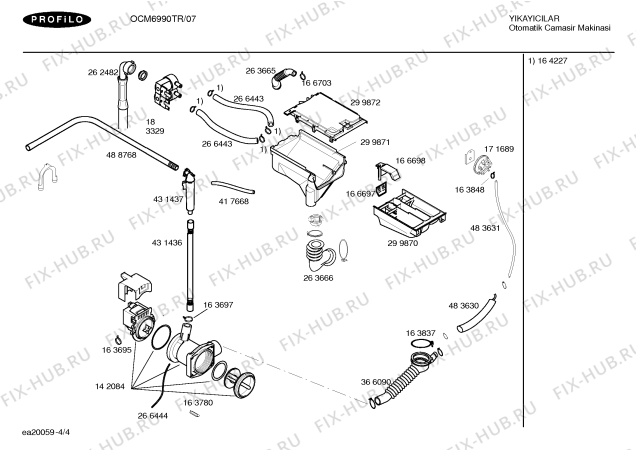 Схема №3 T-23312 с изображением Контрольная лампа для стиралки Bosch 00171648