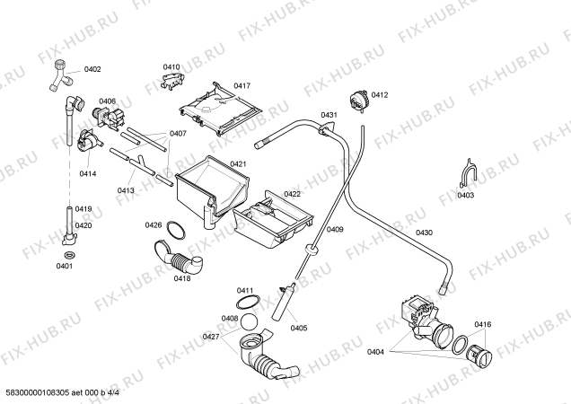 Схема №3 WFL2081GR Maxx sportline с изображением Ручка для стиральной машины Bosch 00495615