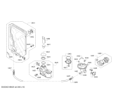 Схема №5 DRI4505 с изображением Модуль управления для посудомоечной машины Bosch 00754475