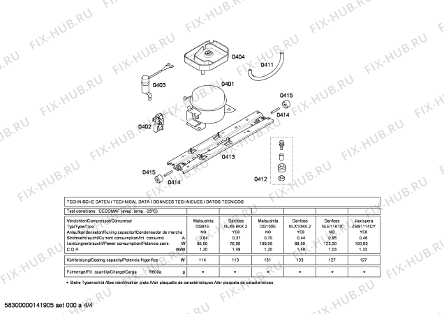 Взрыв-схема холодильника Balay 3KFP7662 - Схема узла 04