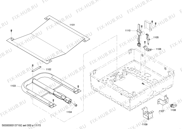 Схема №10 PRG364EDG с изображением Кабель для плиты (духовки) Bosch 00644608