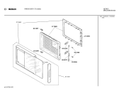 Схема №4 HMG3129 с изображением Панель для свч печи Bosch 00285390