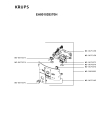 Схема №3 EA800410/70I с изображением Запчасть для электрокофеварки Krups MS-0A01348