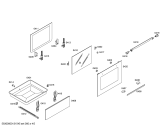 Схема №5 P1HTB48555 с изображением Стеклокерамика для духового шкафа Bosch 00246868