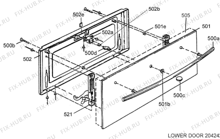 Взрыв-схема вытяжки Gorenje 151A A151C67A NO   -White FS 60 (900000361, A151C67A) - Схема узла 05