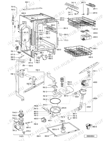 Схема №2 GSI 6420/2 K IN с изображением Блок управления для посудомойки Whirlpool 481221838516