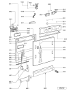 Схема №1 GSI 6587 IN с изображением Обшивка для электропосудомоечной машины Whirlpool 481245371369