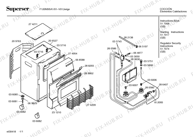 Схема №1 F120NSSA1 F120NS с изображением Шильдик для электрообогревателя Bosch 00068588