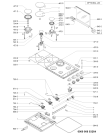 Схема №1 AKM261IXSA (F153081) с изображением Горелка для духового шкафа Indesit C00521572