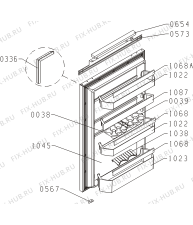 Взрыв-схема холодильника Gorenje GDR67088B (312653, HTI1428B) - Схема узла 02