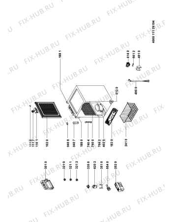 Схема №1 CF 16 S 2 с изображением Сенсорная панель для холодильника Whirlpool 481011101701