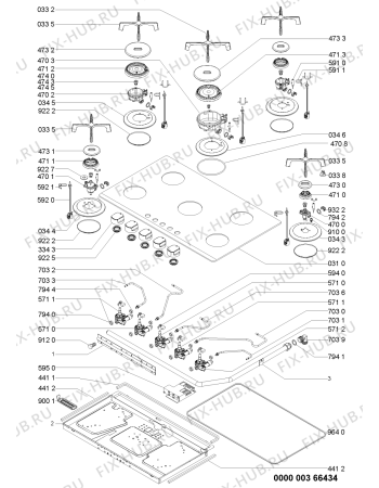 Схема №1 AKT 933/WH с изображением Втулка для духового шкафа Whirlpool 481244039749