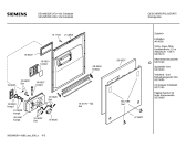Схема №5 SE54M550EU с изображением Передняя панель для посудомойки Siemens 00439943