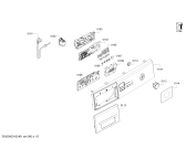 Схема №4 WAK281E7SN Serie 4 VarioPerfect с изображением Панель управления для стиральной машины Bosch 11004442