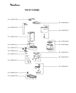 Схема №1 FG121112/9Q0 с изображением Заварочный блок (диффузор) для кофеварки (кофемашины) Moulinex FS-9100029397