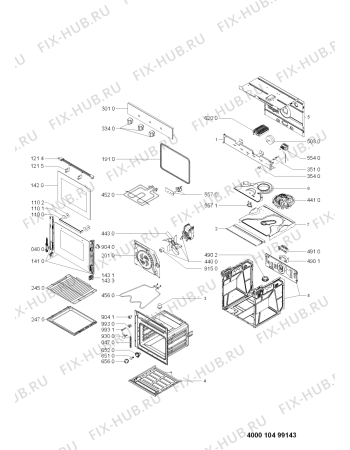 Схема №1 AKP 468/IX с изображением Дверца для духового шкафа Whirlpool 481010396298