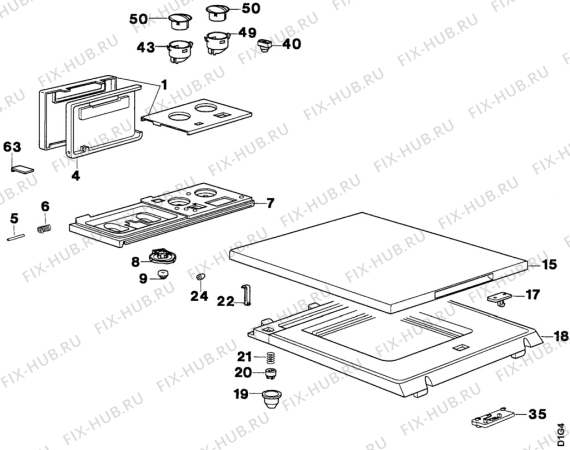 Схема №1 LAV2550 с изображением Покрытие Aeg 1291997003