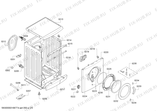 Схема №4 WM14E144 iQ300 varioPerfect с изображением Панель управления для стиральной машины Siemens 00742937