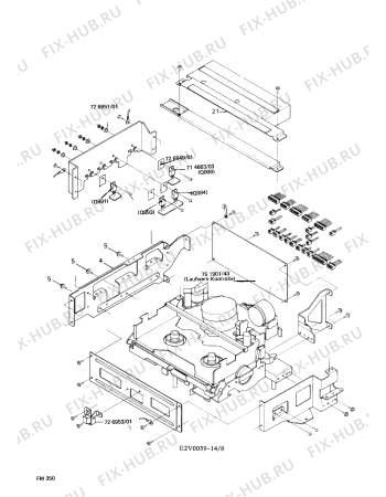 Взрыв-схема видеотехники Siemens FM350763 - Схема узла 09