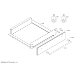 Схема №2 WS260630 с изображением Выдвижной ящик для электропечи Bosch 00478178
