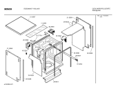 Схема №4 SGS2009 с изображением Передняя панель для посудомоечной машины Bosch 00352112