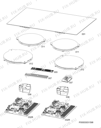 Схема №1 HK954400FB CZ6 с изображением Обшивка для духового шкафа Aeg 3300363961