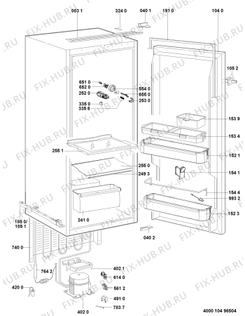 Схема №1 ARG980A (F091308) с изображением Инструкция по эксплуатации для холодильника Indesit C00363444