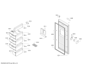Схема №1 GS24VEW30 с изображением Дверь для холодильной камеры Bosch 00711841