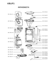 Схема №1 CM740DCA/DTA с изображением Трубка для кофеварки (кофемашины) Seb SS-201629