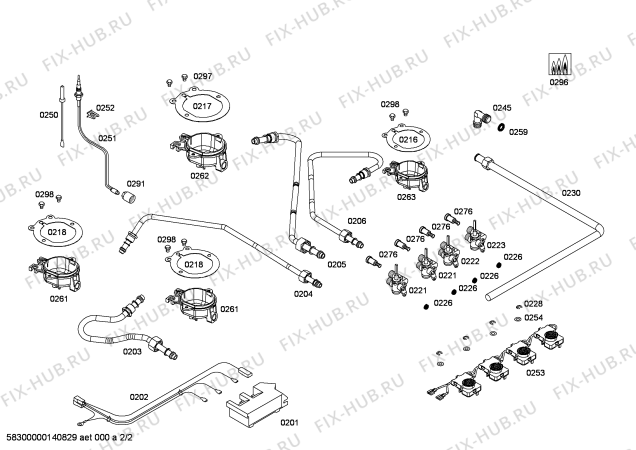 Взрыв-схема плиты (духовки) Siemens EC645PB80Q ENC.EC645PB80Q 4G SE60F IH5 - Схема узла 02