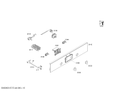 Схема №4 HBA43B160F с изображением Передняя часть корпуса для электропечи Bosch 00673208