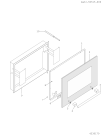 Схема №1 PMOFM8MT (F034253) с изображением Дверка для плиты (духовки) Indesit C00118937
